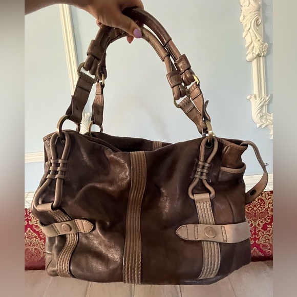 Theory Leather Utility Satchel - Picture 1 of 9